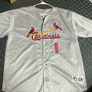 St Louis Cardinals Ozzie Smith Jersey - Majestic